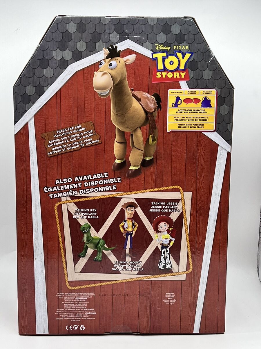 Disney store toy story interactive action bullseye horse plush figure