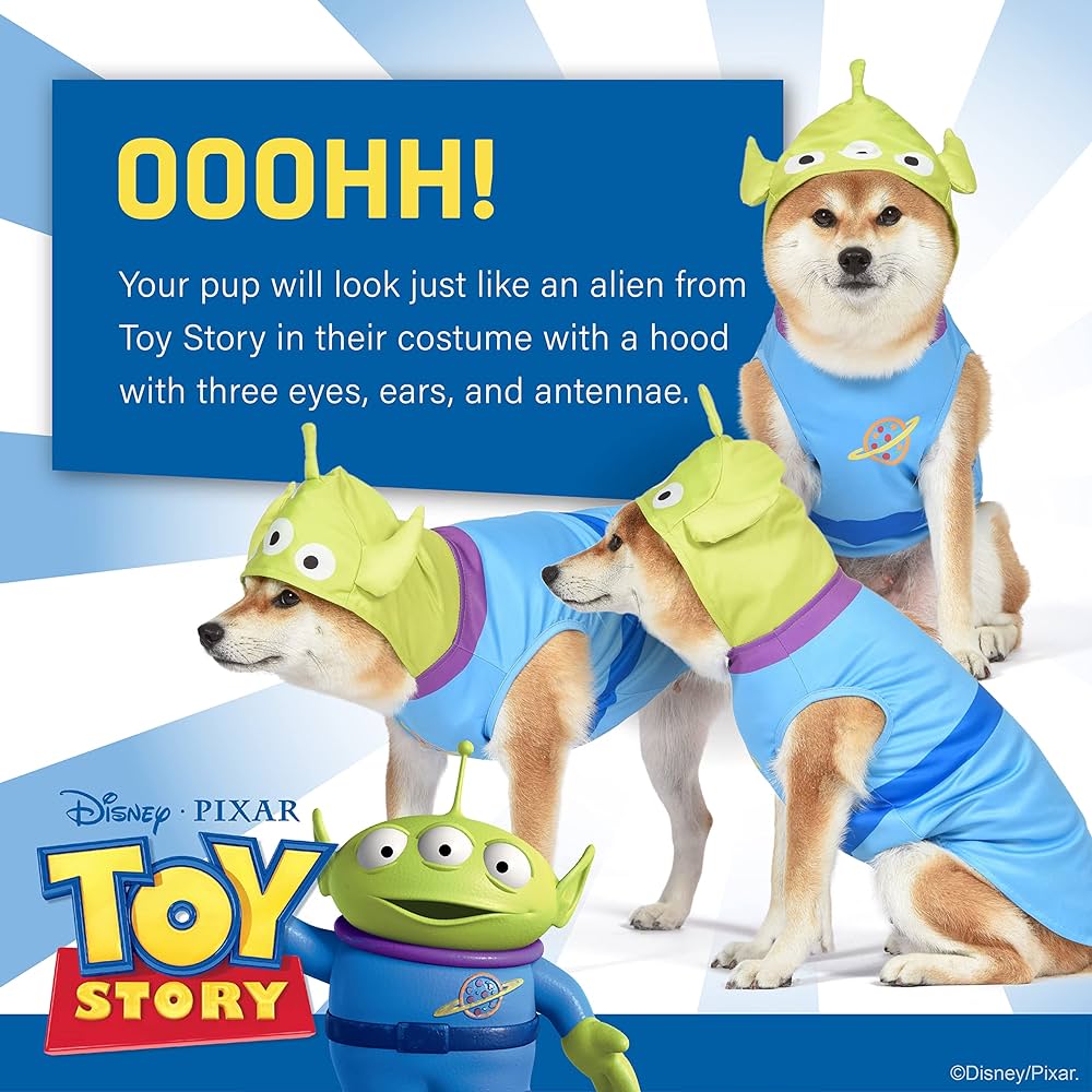 Disney for pets halloween toy story aliens costume