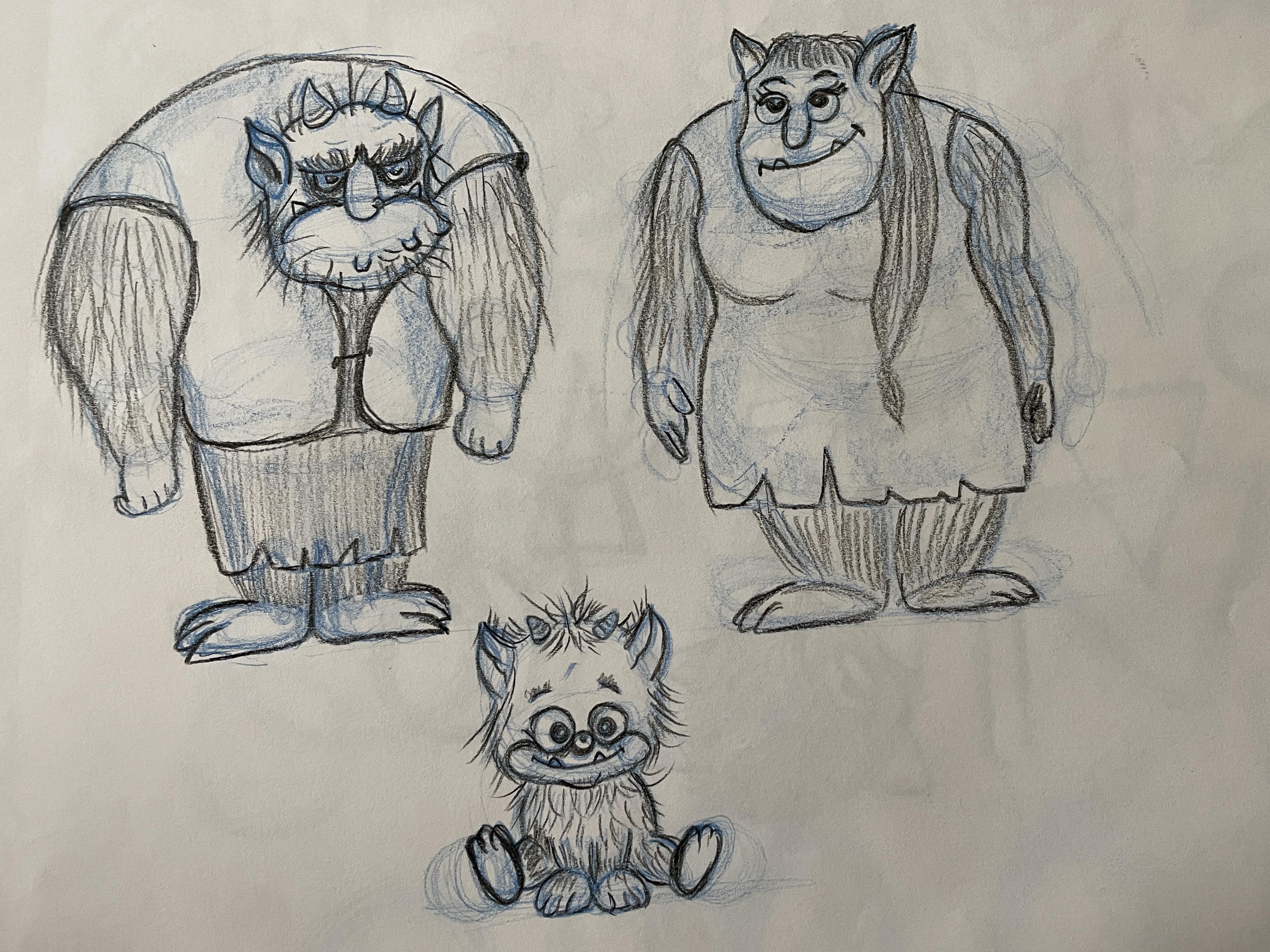 Cãmo empezar a dibujar dibujando monstruos de dibujos animados maria avramova