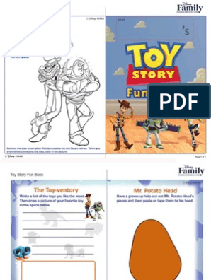 Toy story fun book sf printable fd pdf