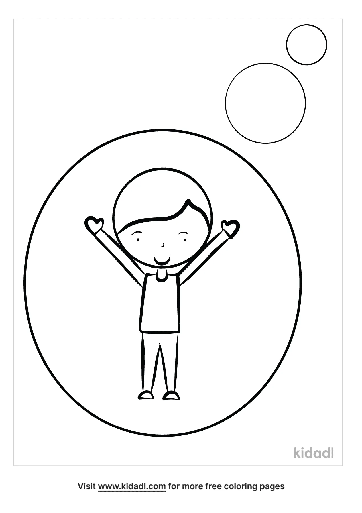 Free personal space for kindergarteners coloring page coloring page printables