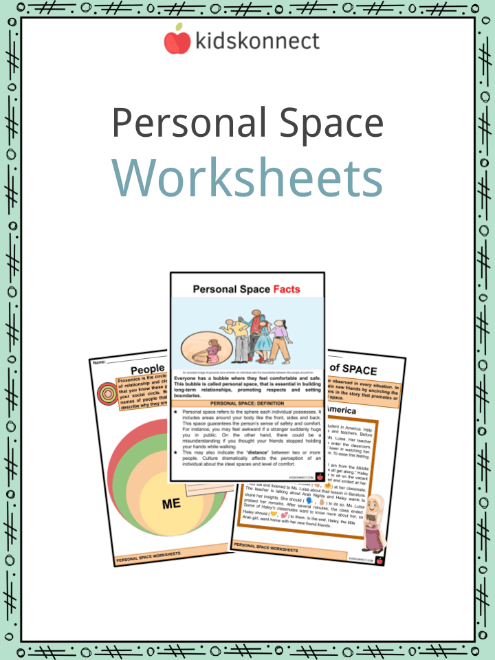 Personal space facts worksheets for kids pdf resource