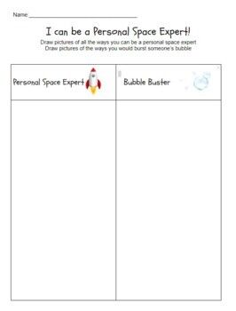 Personal space camp activities