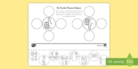 My personal space bubble trace and color activity