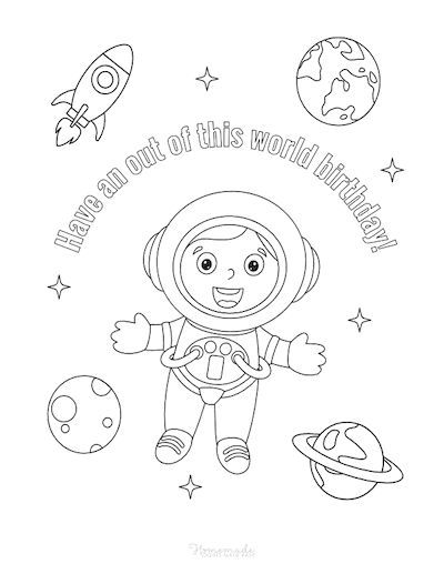 Free happy birthday coloring pages for kids