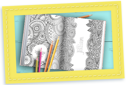 Personalized coloring books put me in the story