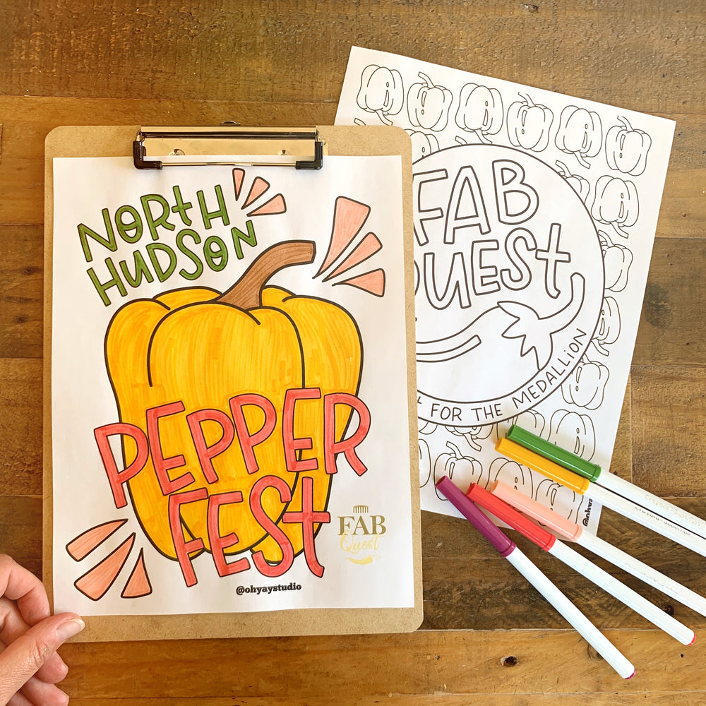 Custom coloring sheet â oh yay studio