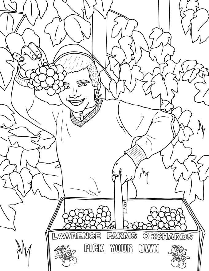 Create custom coloring pages for adults and kids by tatijpg