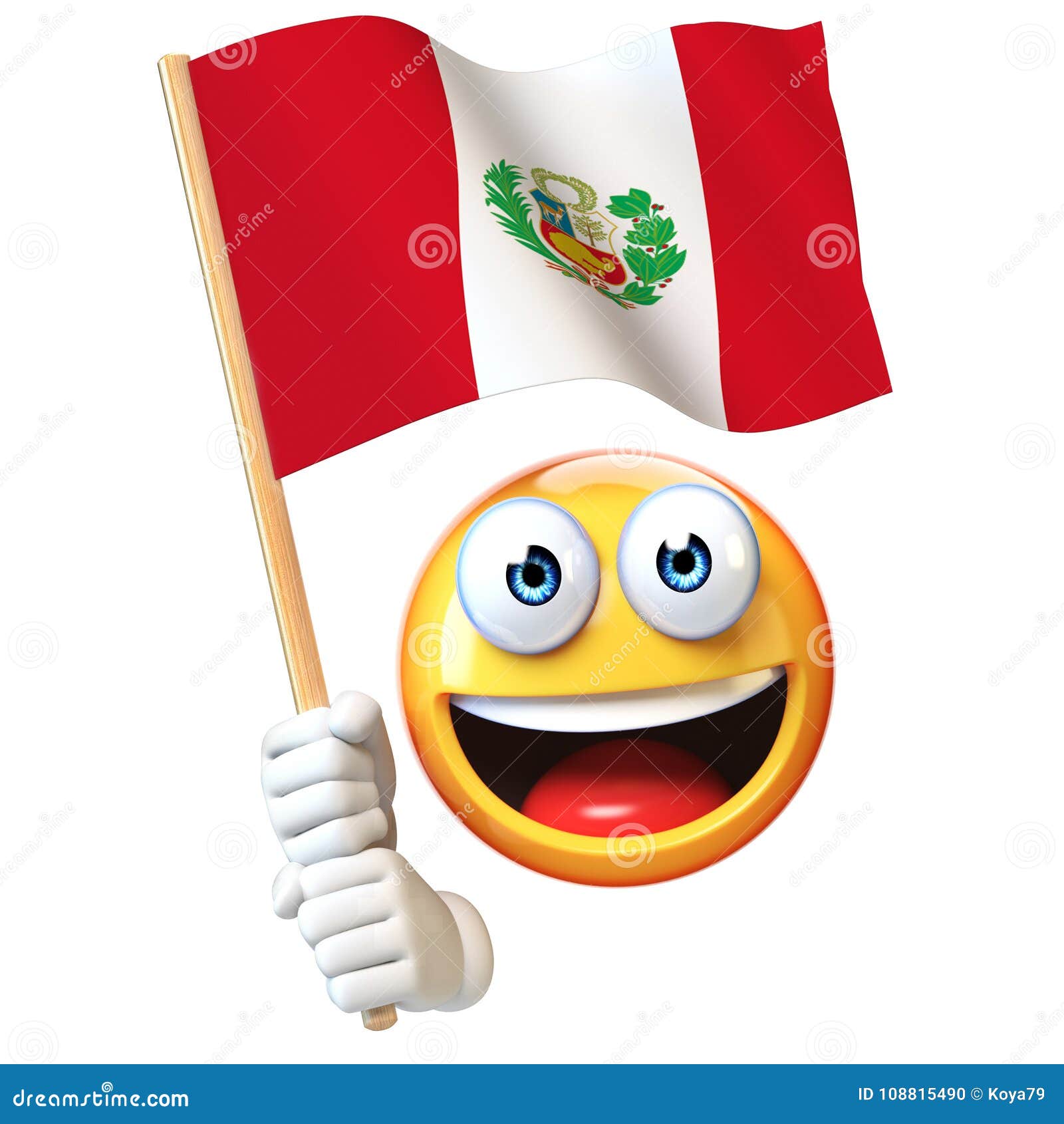 Emoji holding flag stock illustrations â emoji holding flag stock illustrations vectors clipart