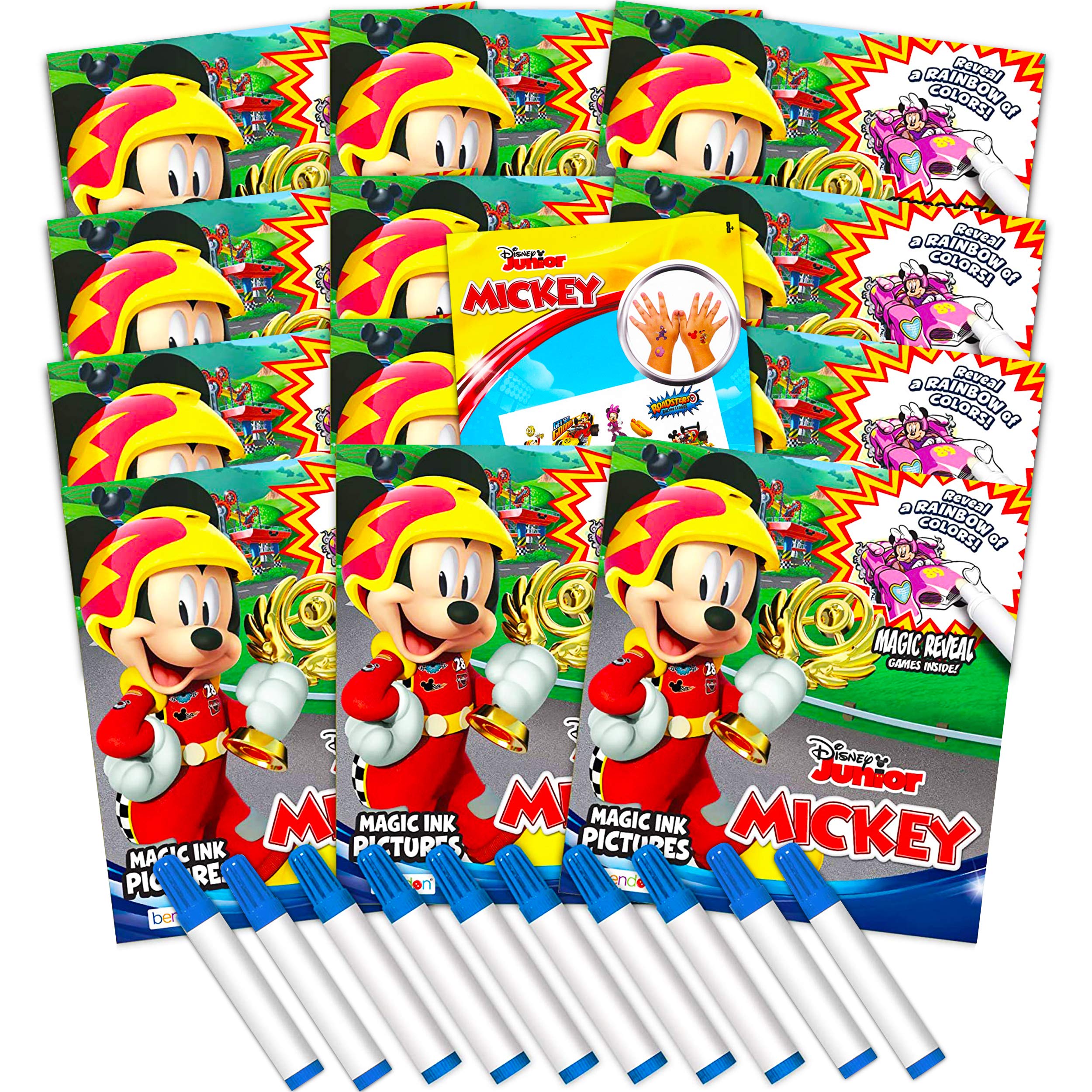 Disney mickey mouse imagine ink coloring book set for girls boys