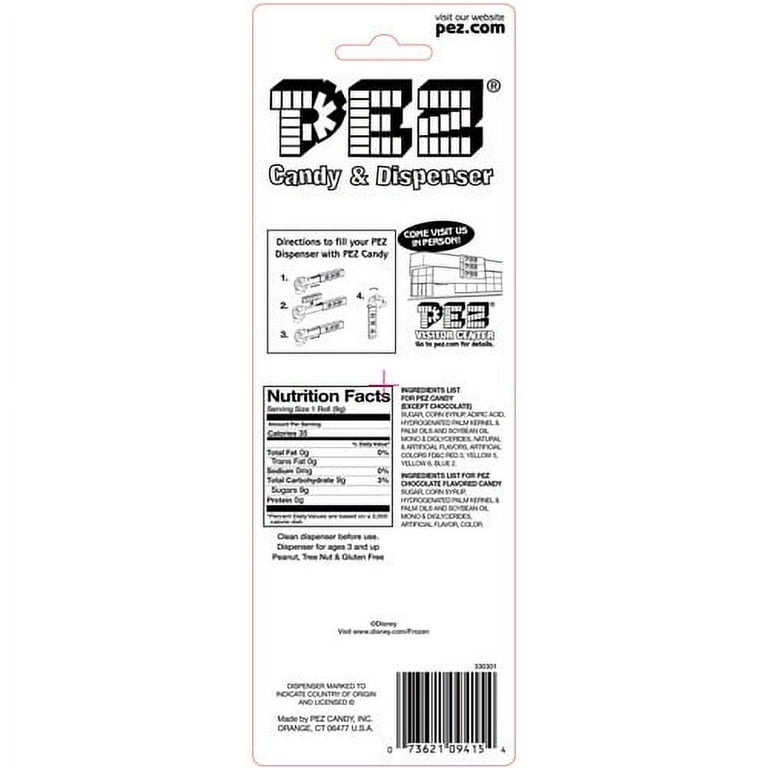 Pez easter dispenser plus candy refills count oz