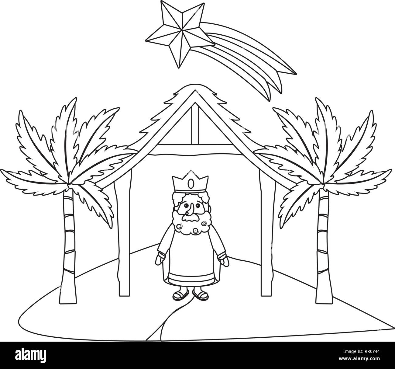 Pebre tradicional imãgen vectorial de stock