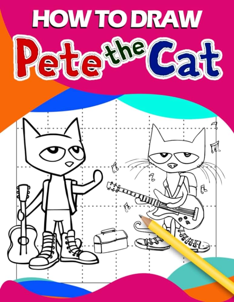 How to draw pñtñ thñ cît including easy and step by step cartoon cat drawing guides inside perfect gift for kids and children to color and have fun corona emilio
