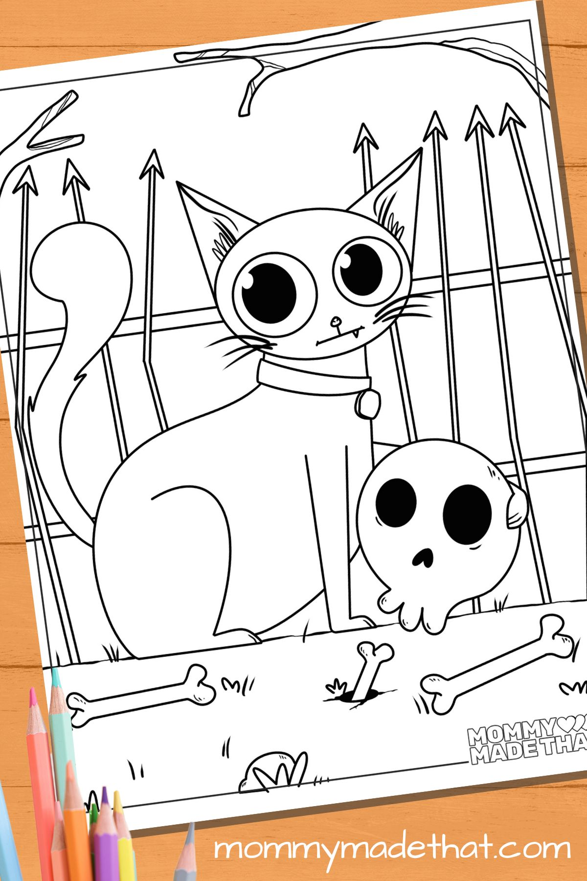 Halloween cat coloring pages lots of free printables