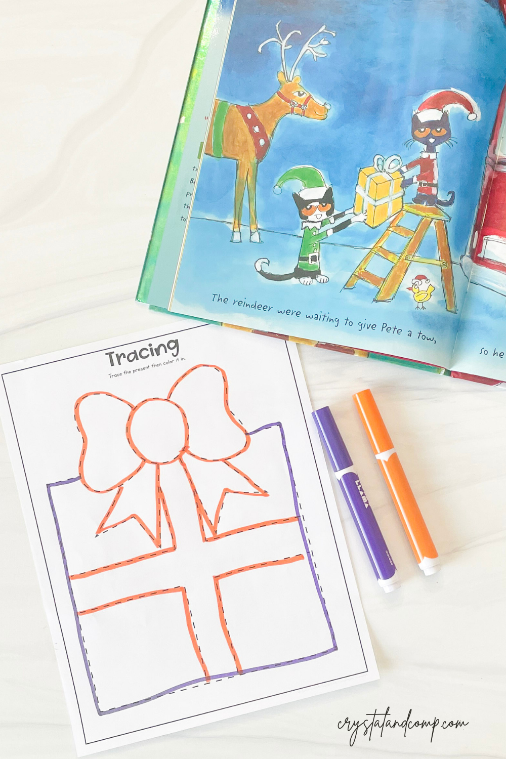 Pete the cat saves christmas printables