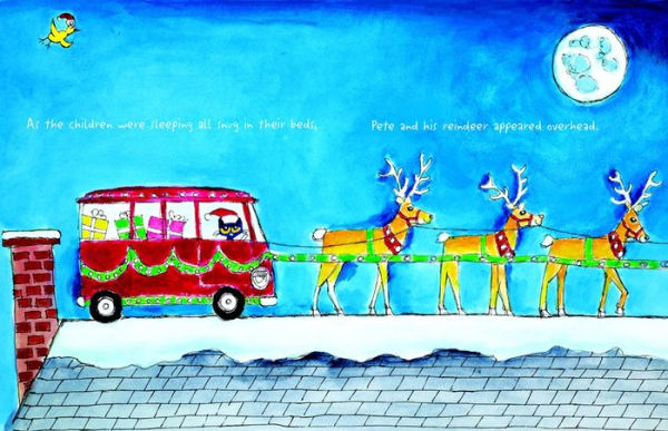 Pete the cat saves christmas includes sticker sheet a christmas holiday book for kids by eric litwin james dean kimberly dean hardcover barnes noble