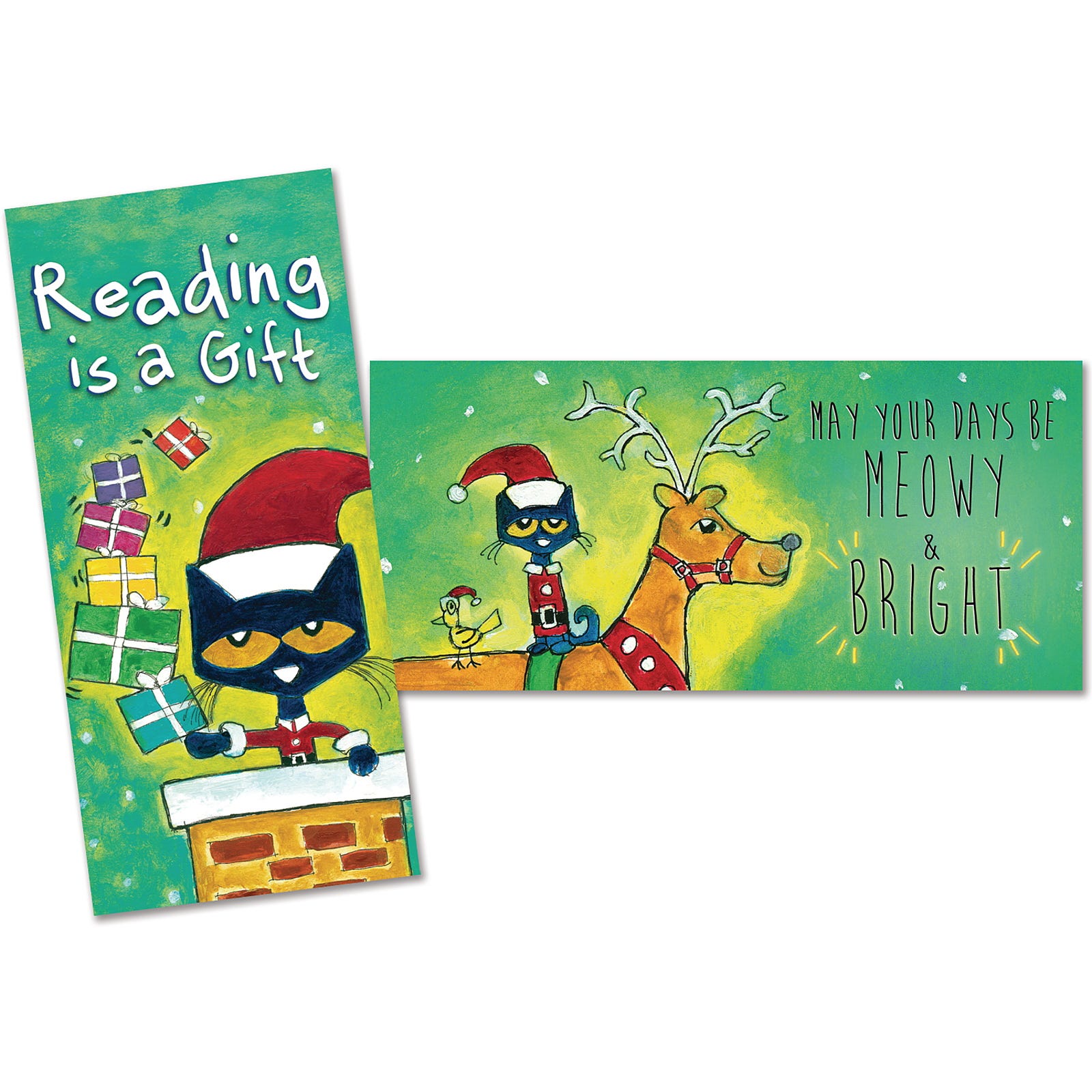 Demco upstart pete the t winterholiday bookmarks