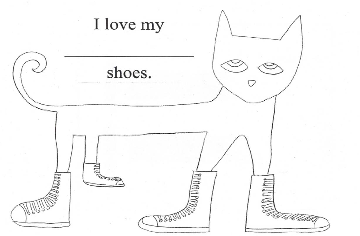 Pete the cat i love my white shoes thrive after three