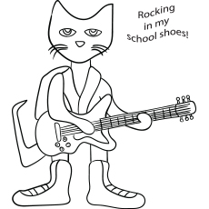 Top free printable pete the cat coloring pages online