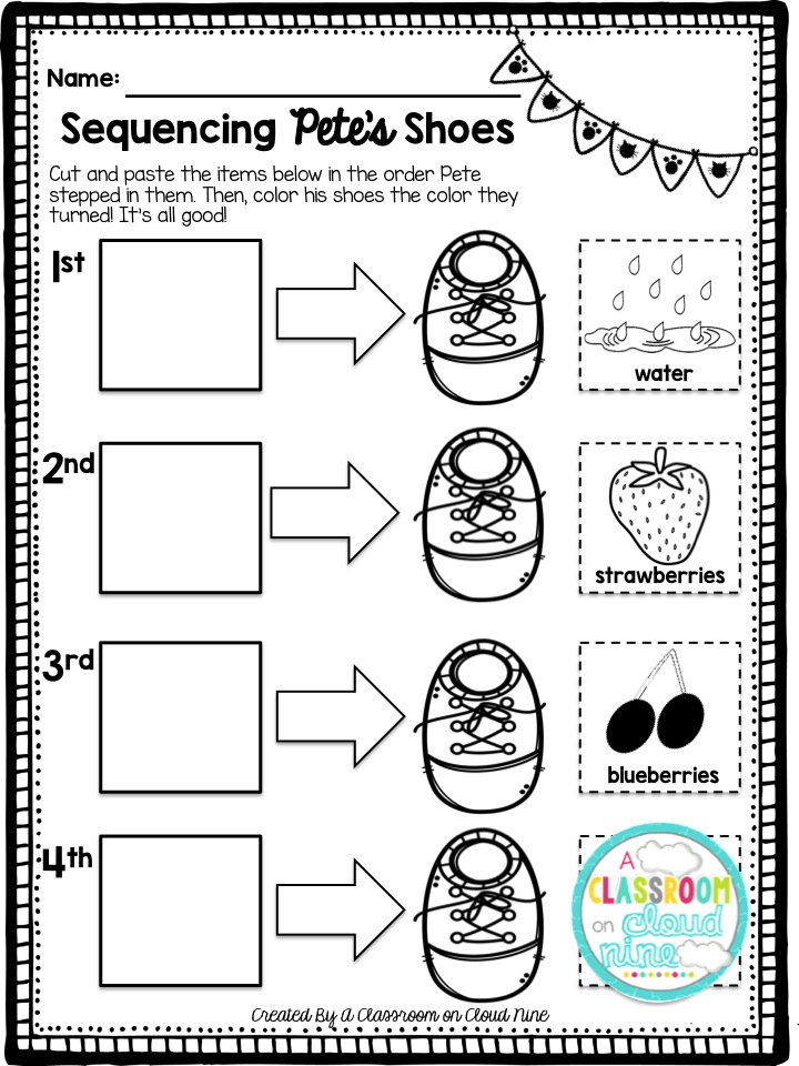 A classroom on cloud nine pete the cat i love my white shoes panion pack