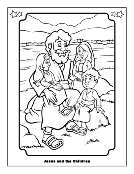 Old and new testament coloring pages illustrated stories tpt