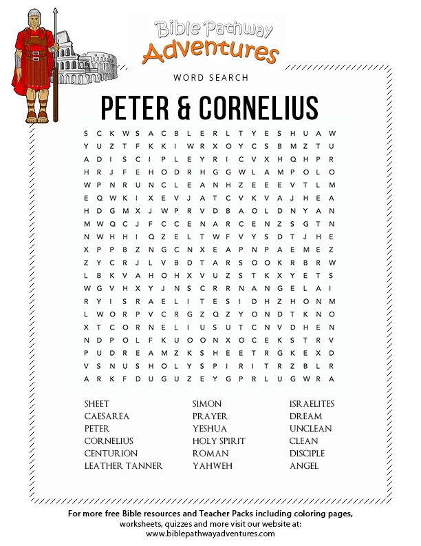 Peter cornelius â bible pathway adventures