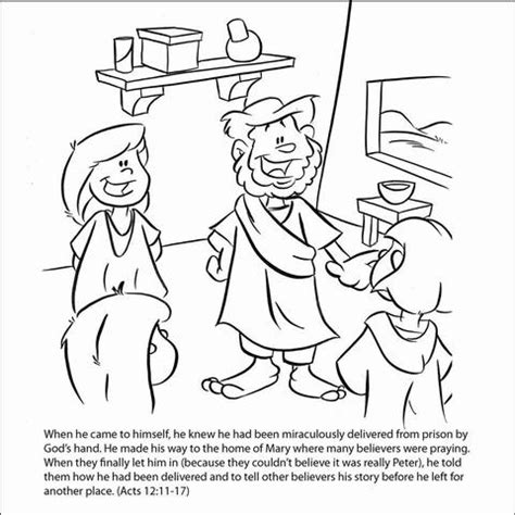 Peter told about jesus louring pages