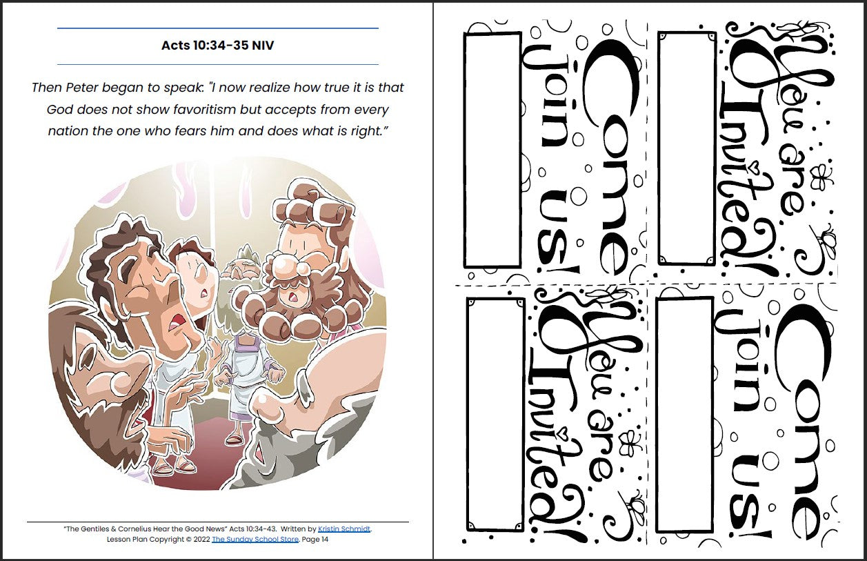 The gentiles cornelius hear the good news acts