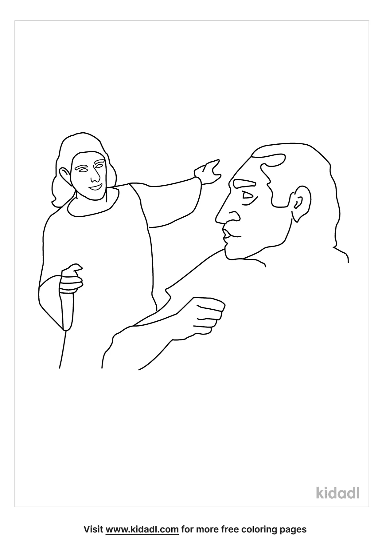 Free peter cornelius coloring page coloring page printables