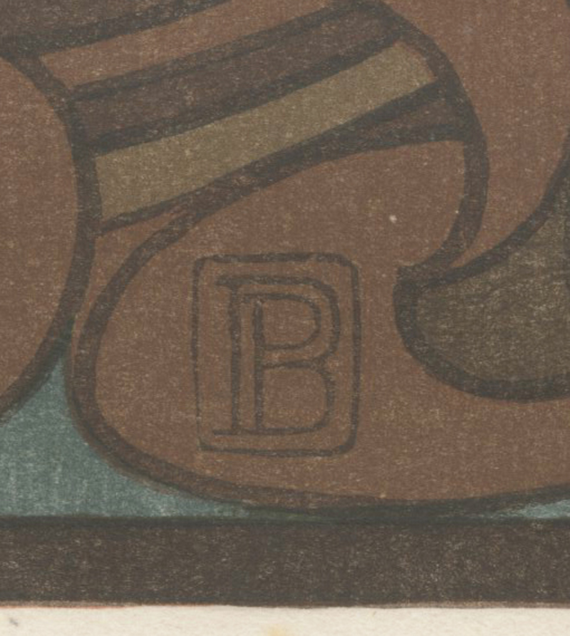 Der kuss the kiss plate facing page peter behrens
