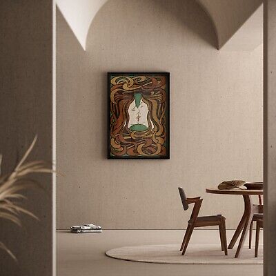The kiss by peter behrens premium wall art poster print
