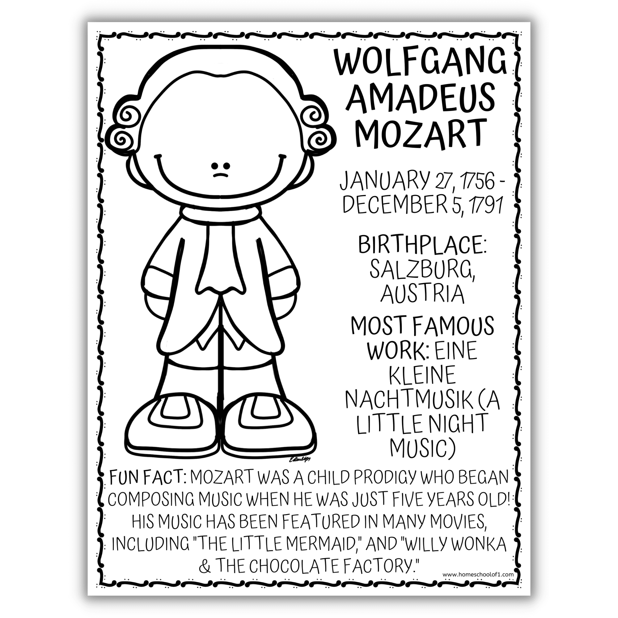 Music posers coloring pages