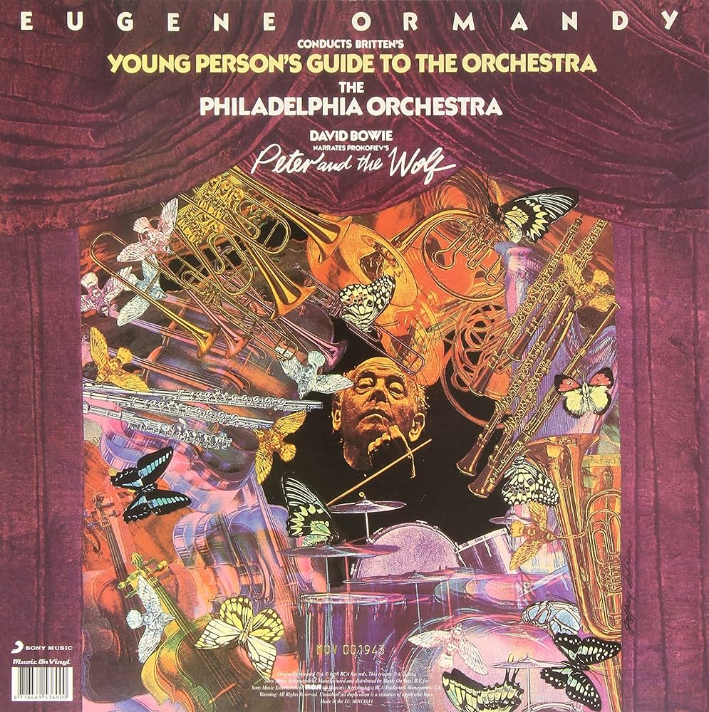 David bowie prokofiev britten eugene ormandy philadelphia orchestra