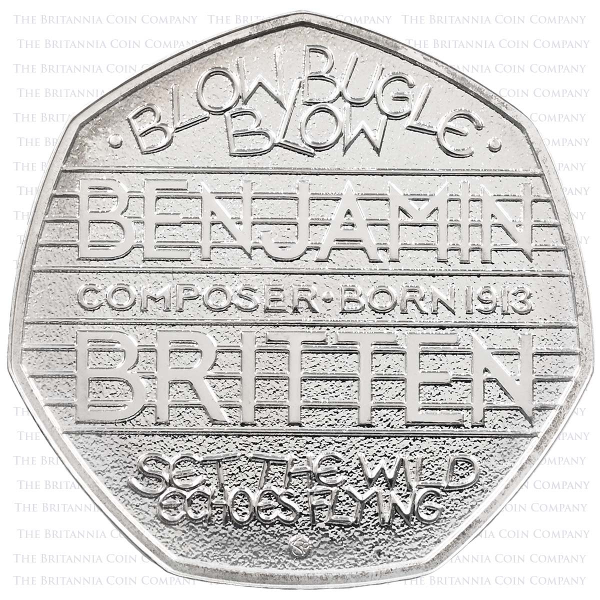 Benjamin britten p silver proof the britannia coin pany