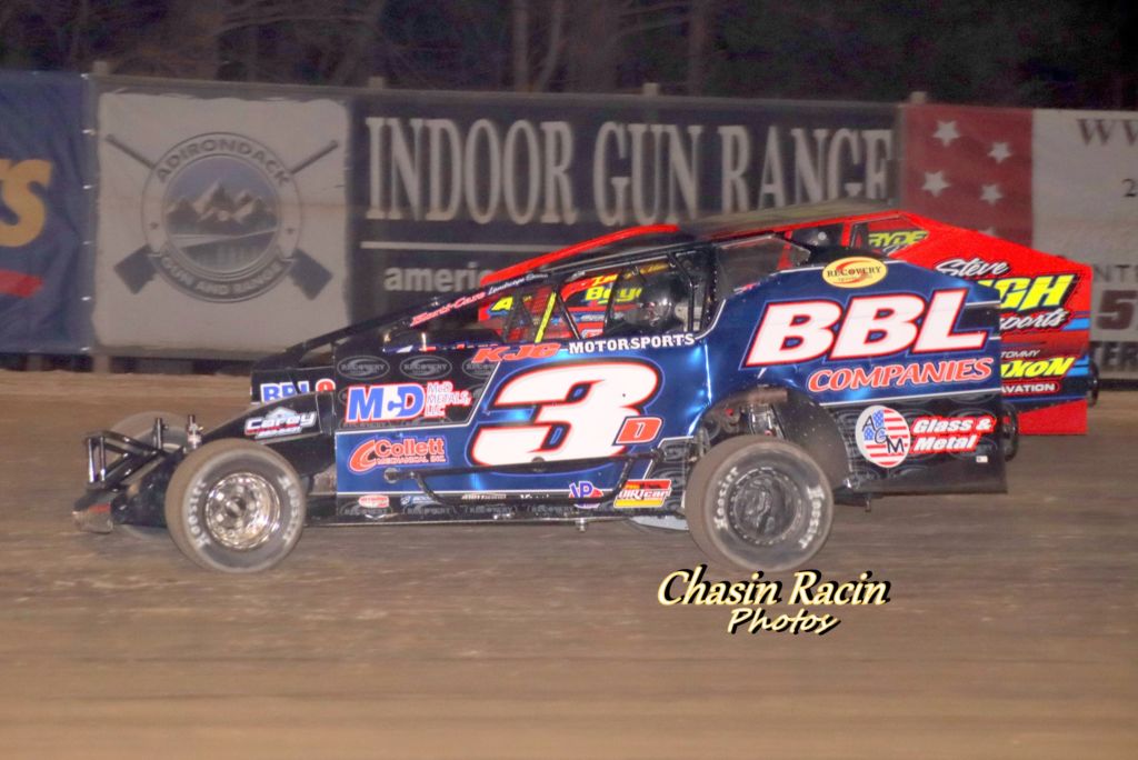 Chasin racin britten claims st win of season at albany saratoga speedway