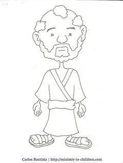 Peter coloring page free printable cartoon figure