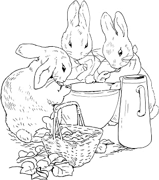 Tale of peter rabbit loring book a loring book dover loring books potter beatrix books