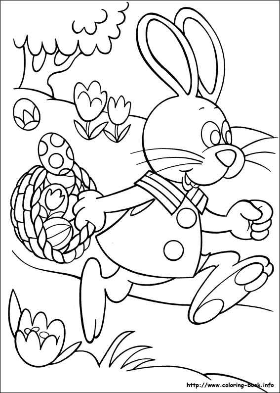 Peter cottontail coloring picture