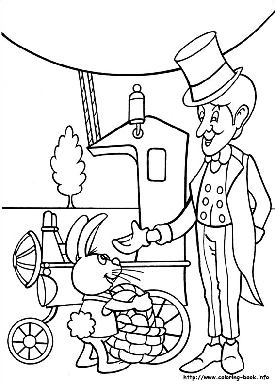 Peter cottontail coloring picture