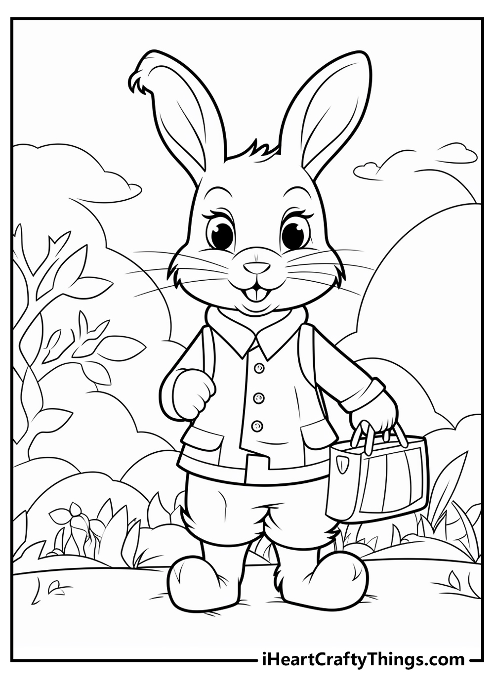 Peter rabbit coloring pages free printables