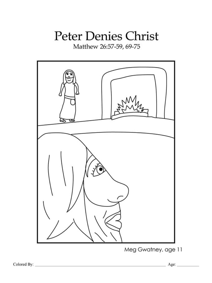Kids color me bible