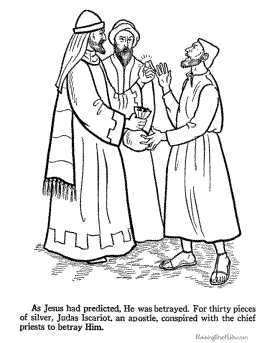 Christian easter coloring pages