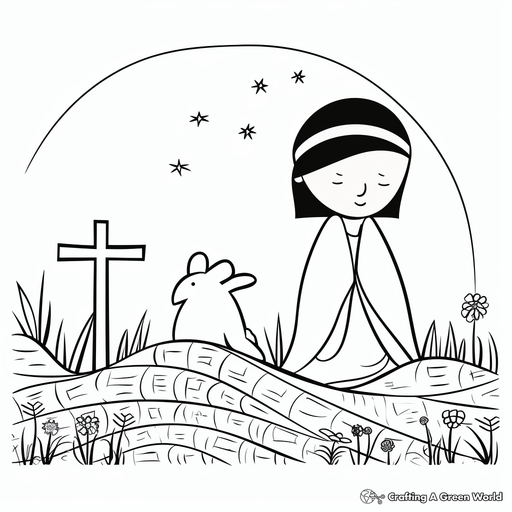 Lent coloring pages