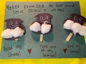Crafts jesus restores peter john