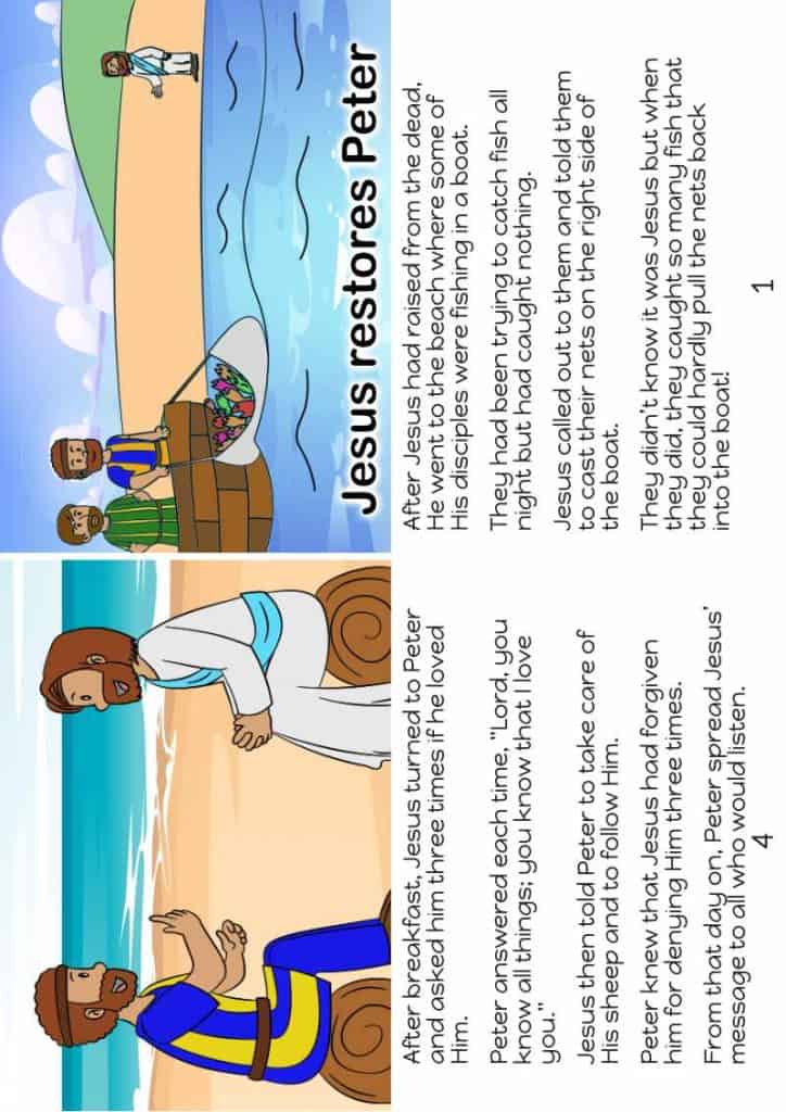 Jesus restores peter