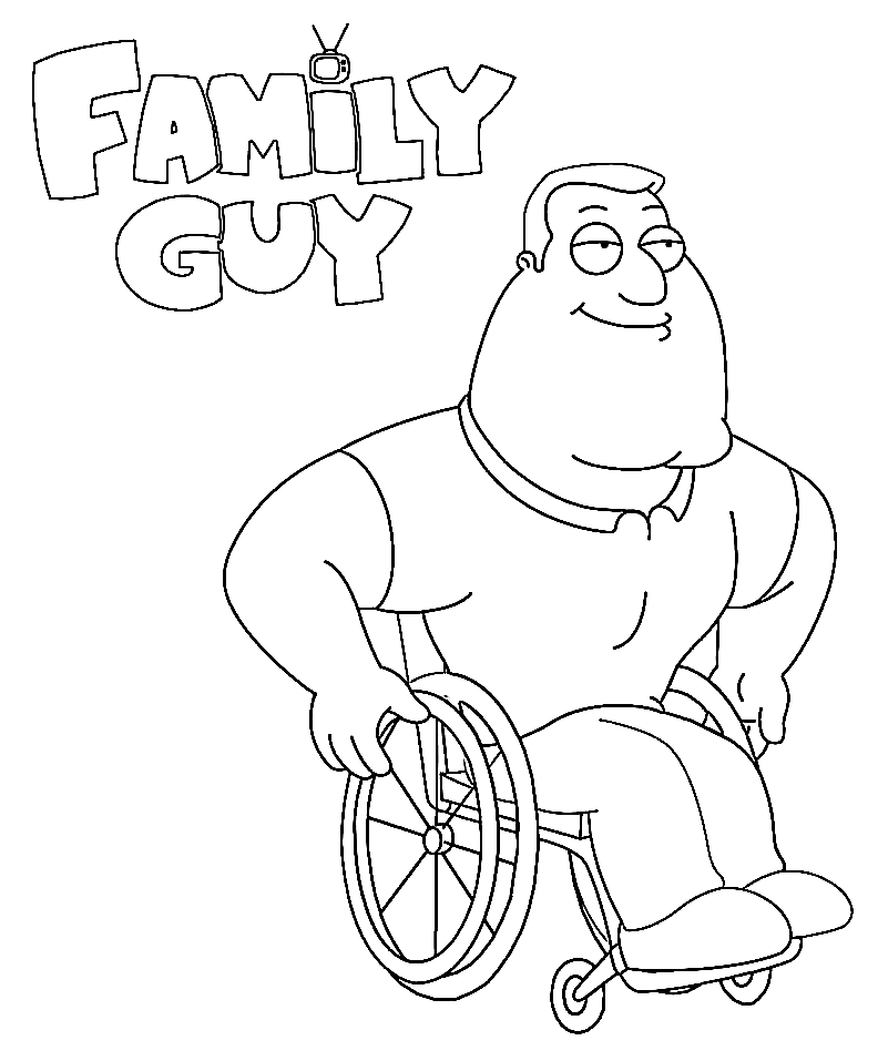 Family guy coloring pages printable for free download