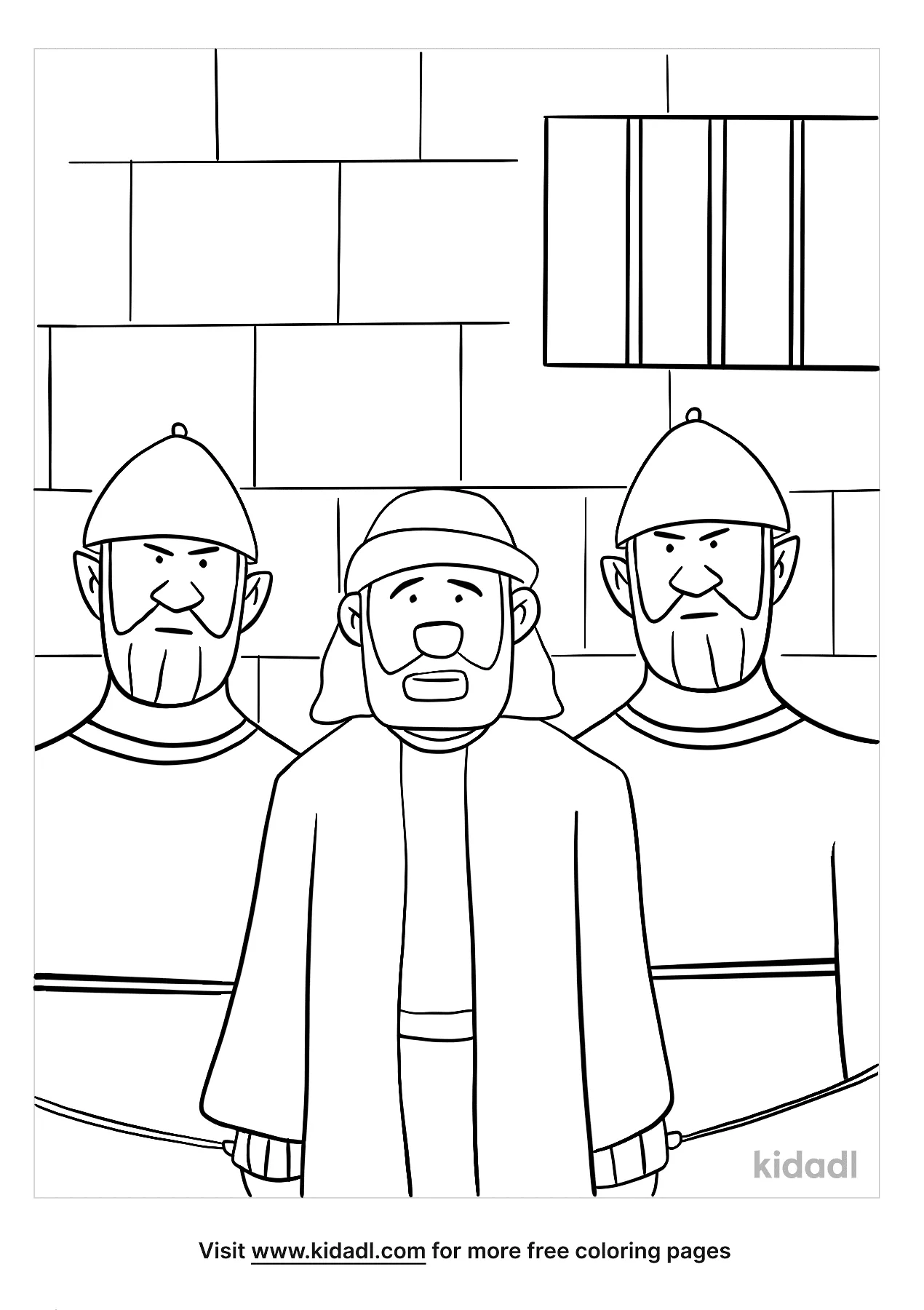 Free peter in jail coloring page coloring page printables