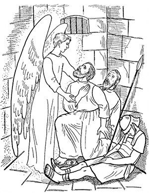 The holy spirit made the disciples brave