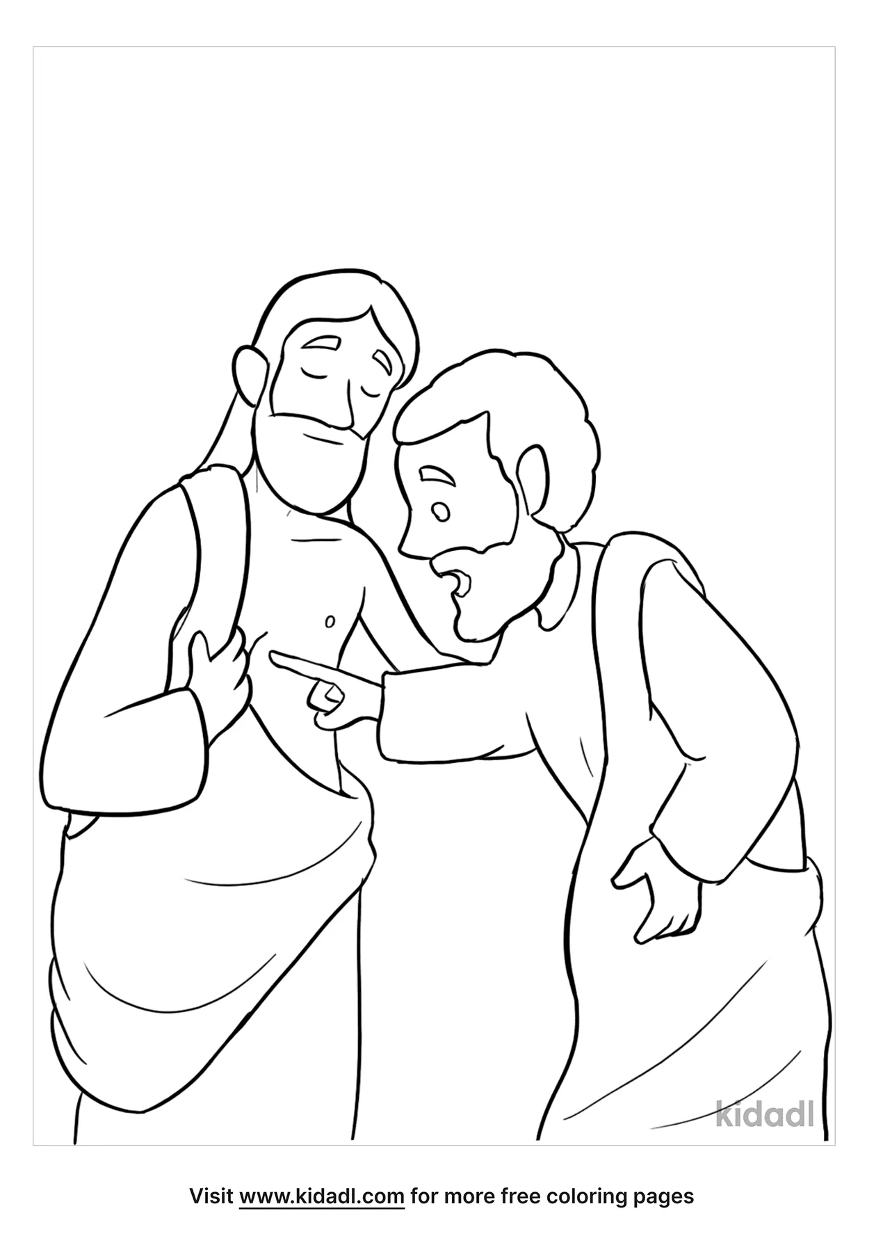 Free peter james and john at the transfiguration coloring page coloring page printables