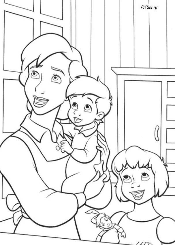 Peter pan coloring pages